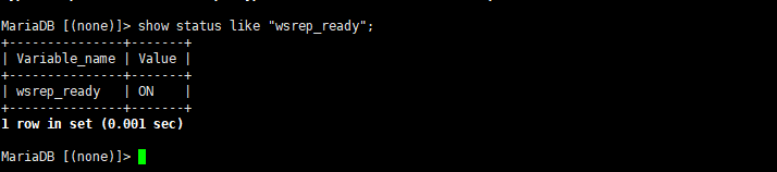 Centos7 mariadb 10.5集群式部署